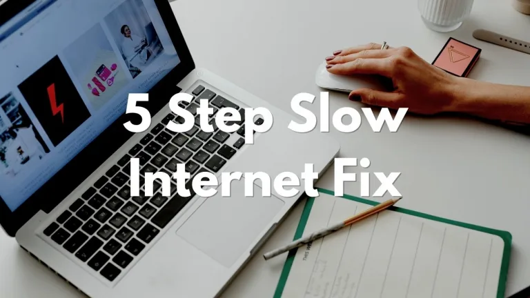 fix-slow-internet-5-steps