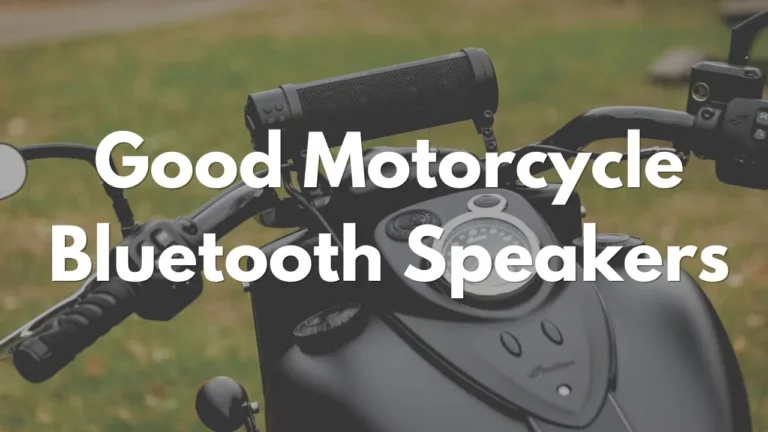 good motorcycle bluetooth speakers