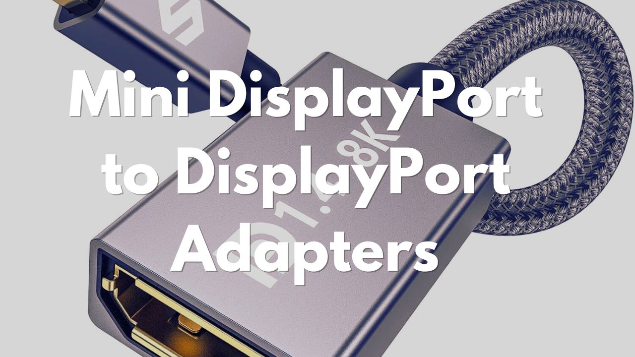 Mini DisplayPort to DisplayPort Adapters