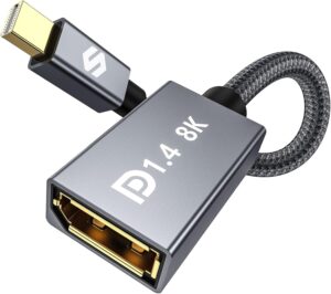 Silkland 8K Mini DisplayPort to DisplayPort 1.4 Adapter