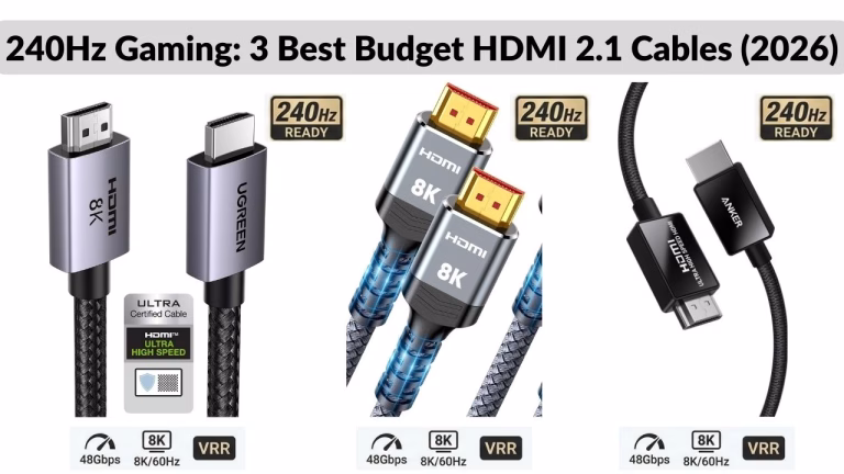 240 Hz gaming best budget HDMI cables