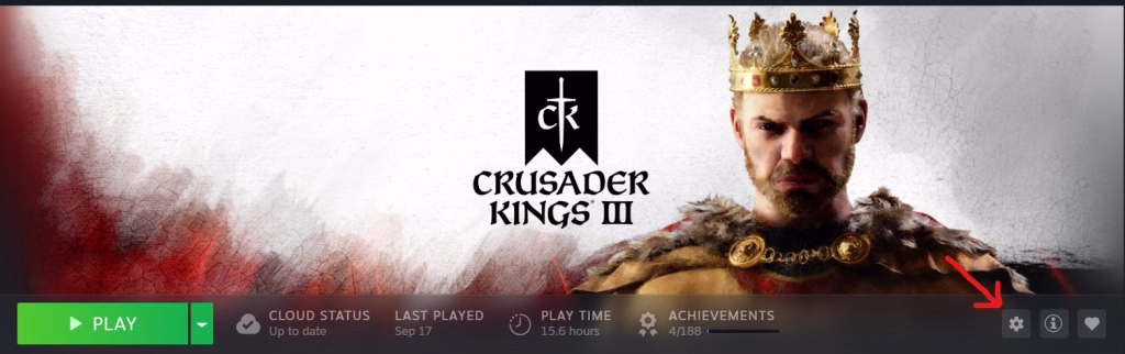 Crusader Kings 3 Steam Settings